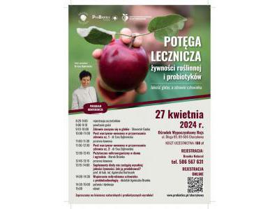 Potęga Lecznicza żywności roślinnej i probiotyków - jakość gleby, a zdrowie człowieka - Bilet Konferencja